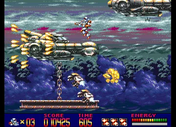 Turrican 3 screen shot game playing